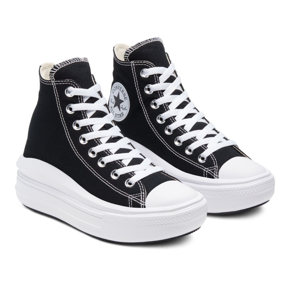 Converse Chuck Taylor All Star Move Women’s High-top Platform Sneakers Black